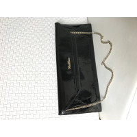 Max Mara Clutch Bag Patent leather in Black