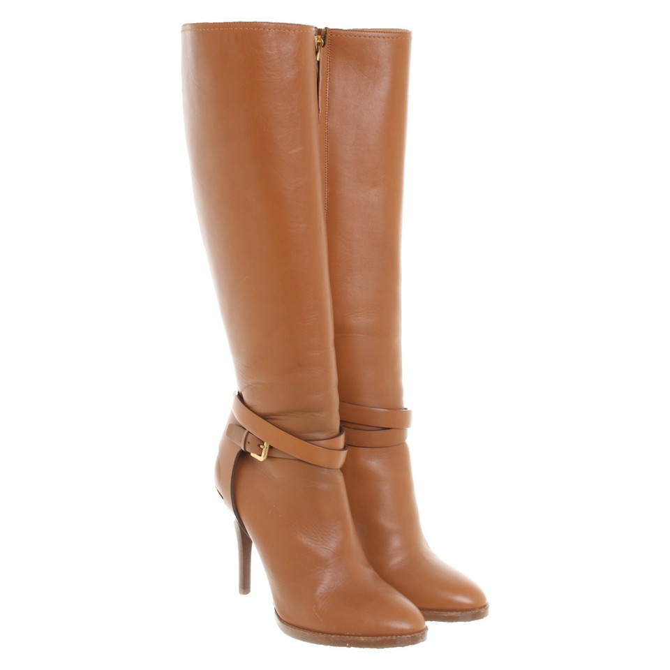 Ralph Lauren Bottes en Cuir en Marron