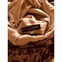 Dolce & Gabbana Kleid aus Seide in Grau