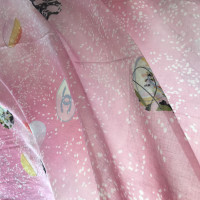 Chanel Schal/Tuch aus Baumwolle in Rosa / Pink