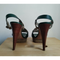 Marc By Marc Jacobs Sandals Leather in Green