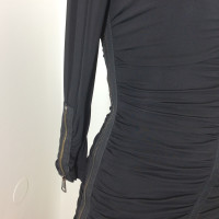 Burberry Kleid aus Viskose in Schwarz