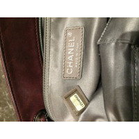 Chanel Handtasche aus Leder in Bordeaux