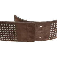 Liebeskind Berlin Ceinture en Daim en Marron