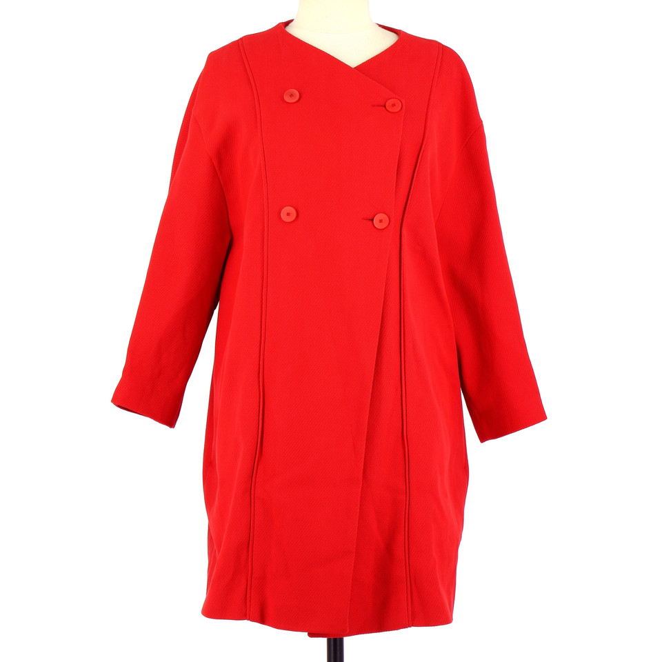 Gerard Darel Jacket/Coat Cotton in Red