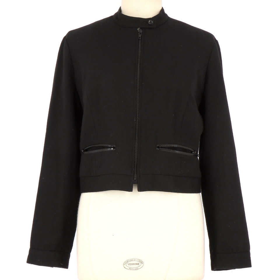 Tara Jarmon Jacket/Coat Wool in Black