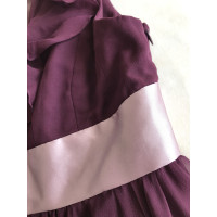 Marchesa Kleid aus Seide in Violett