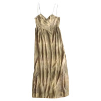 Golden Goose Kleid aus Seide in Khaki