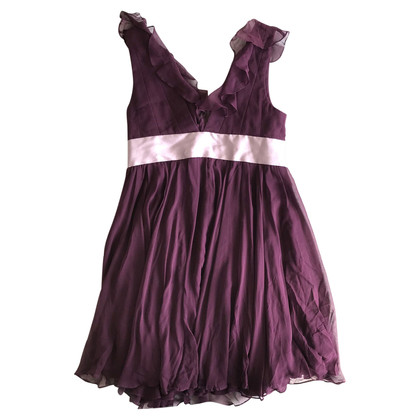 Marchesa Dress Silk in Violet
