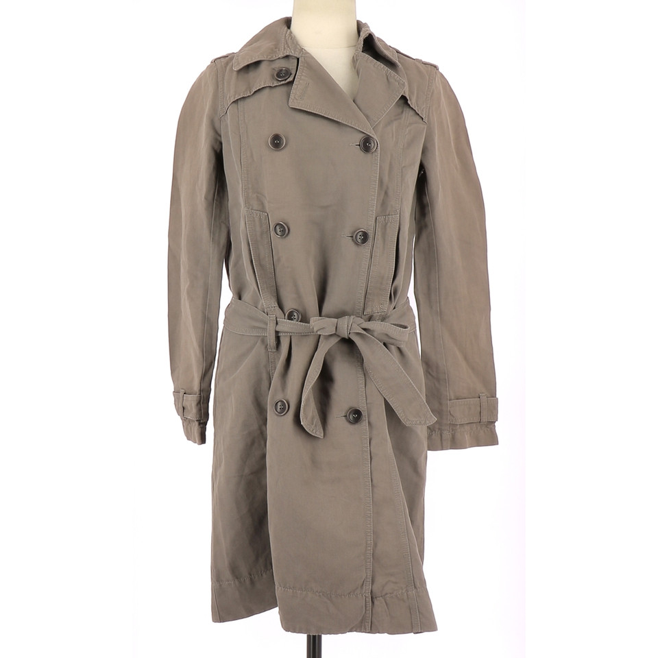 Comptoir Des Cotonniers Jacket/Coat Linen in Grey