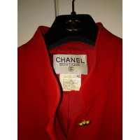 Chanel Blazer aus Wolle in Rot