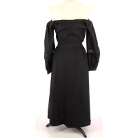 Claudie Pierlot Kleid aus Baumwolle in Schwarz