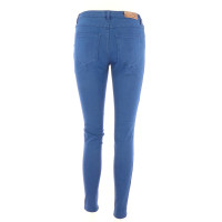 American Vintage Paire de Pantalon en Coton en Bleu