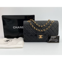 Chanel Timeless Classic Leer in Zwart