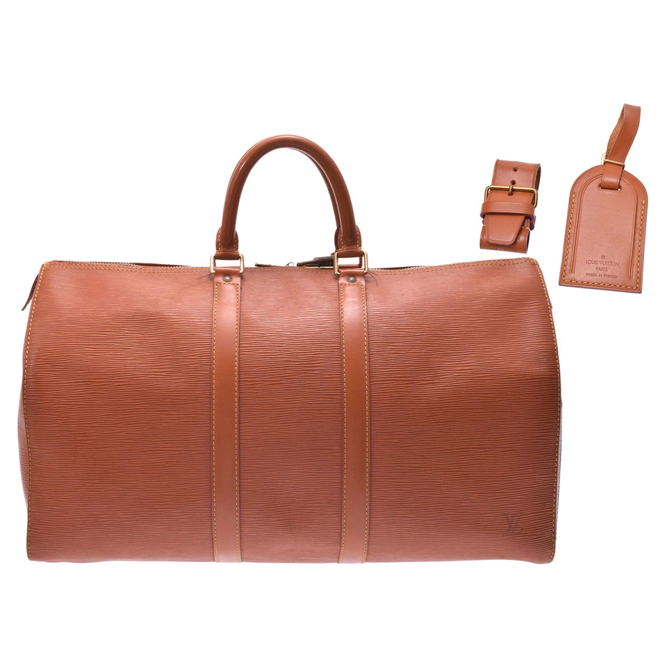 Louis Vuitton Keepall 50 en Toile en Marron