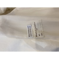 Brunello Cucinelli Veste/Manteau en Coton en Blanc