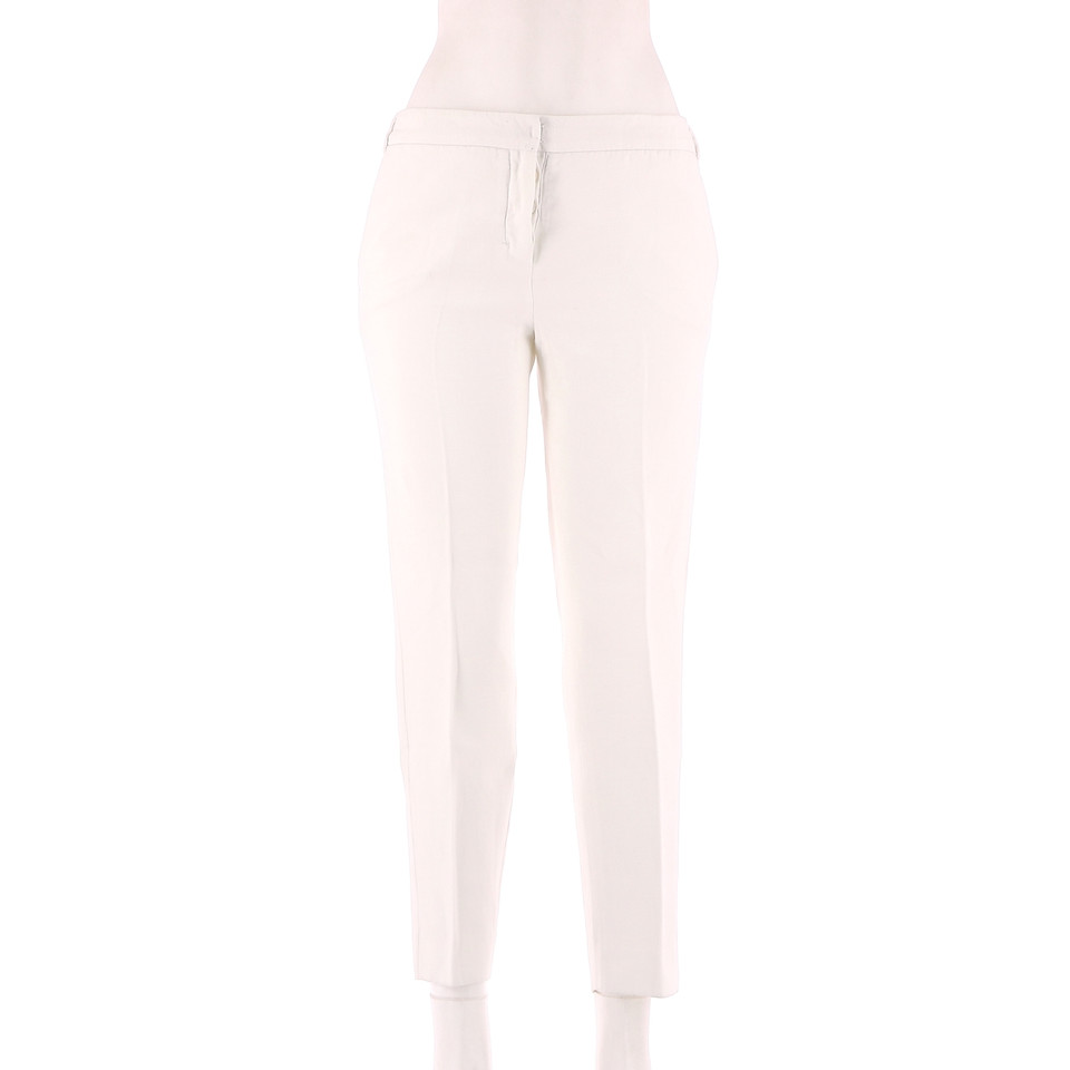 Max Mara Trousers Linen in White