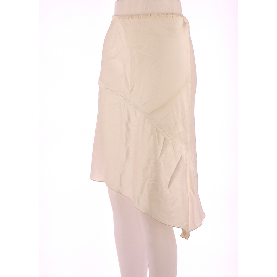Maje Skirt Silk in White