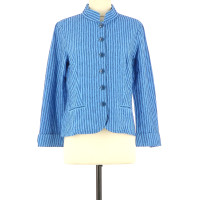 Agnès B. Jacke/Mantel aus Baumwolle in Blau