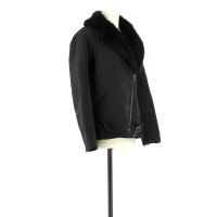 Comptoir Des Cotonniers Jacke/Mantel aus Baumwolle in Schwarz