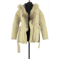 Maje Veste/Manteau en Coton en Beige