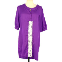 Maje Kleid aus Seide in Violett