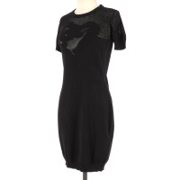 Moschino Kleid aus Viskose in Schwarz
