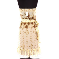 Maje Dress Silk in Gold
