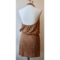 Diane Von Furstenberg Dress Linen in Brown