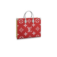 Louis Vuitton Onthego aus Leder in Rot