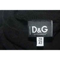 D&G Strick aus Wolle in Schwarz