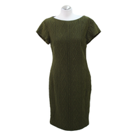 Moschino Robe en Daim en Vert