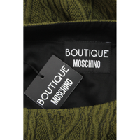 Moschino Robe en Daim en Vert
