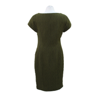 Moschino Kleid aus Wildleder in Grün