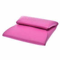 Hermès Täschchen/Portemonnaie aus Canvas in Rosa / Pink