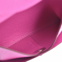 Hermès Tasje/Portemonnee Canvas in Roze