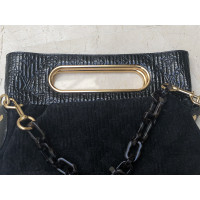 Louis Vuitton Handtasche aus Wildleder in Schwarz