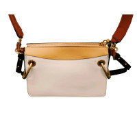 Chloé Roy Mini Shoulder Bag Leer in Wit