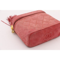 Chanel Umhängetasche aus Wildleder in Rosa / Pink