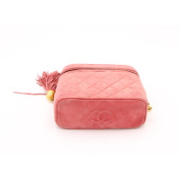 Chanel Sac à bandoulière en Daim en Rose/pink