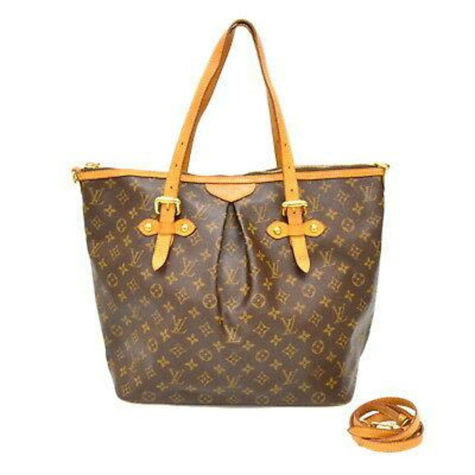 Louis Vuitton Palermo Bag Canvas in Brown