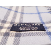 Burberry Sciarpa in Cashmere in Blu