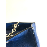 Christian Dior Diorissimo Bag Medium Leather in Blue