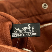 Hermès Fourre Tout Bag in Tela in Marrone