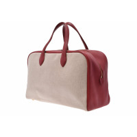 Hermès Victoria Bag aus Leder in Rot