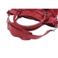 Balenciaga City Bag Leather in Red