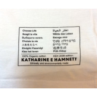 Katharine Hamnett Oberteil aus Baumwolle in Weiß