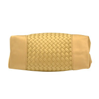 Bottega Veneta Shoulder bag Canvas in Gold
