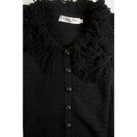 Christian Dior Jacke/Mantel aus Wolle in Schwarz