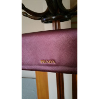 Prada Handbag Leather in Violet